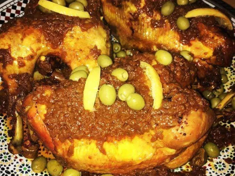 الدجاج المحمر المغربي